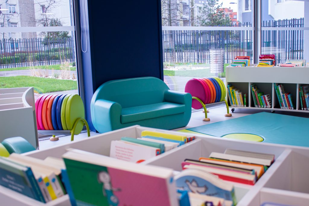 BOA Mobilier aménagement médiathèque espace détente