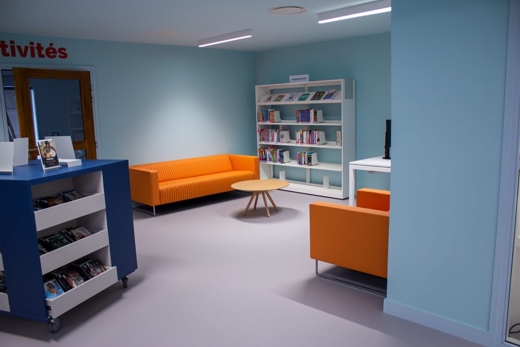 BOA Mobilier aménagement médiathèque espace détente
