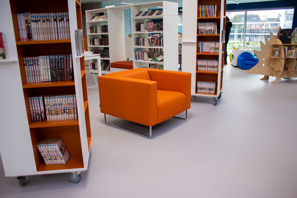 BOA Mobilier aménagement médiathèque espace détente