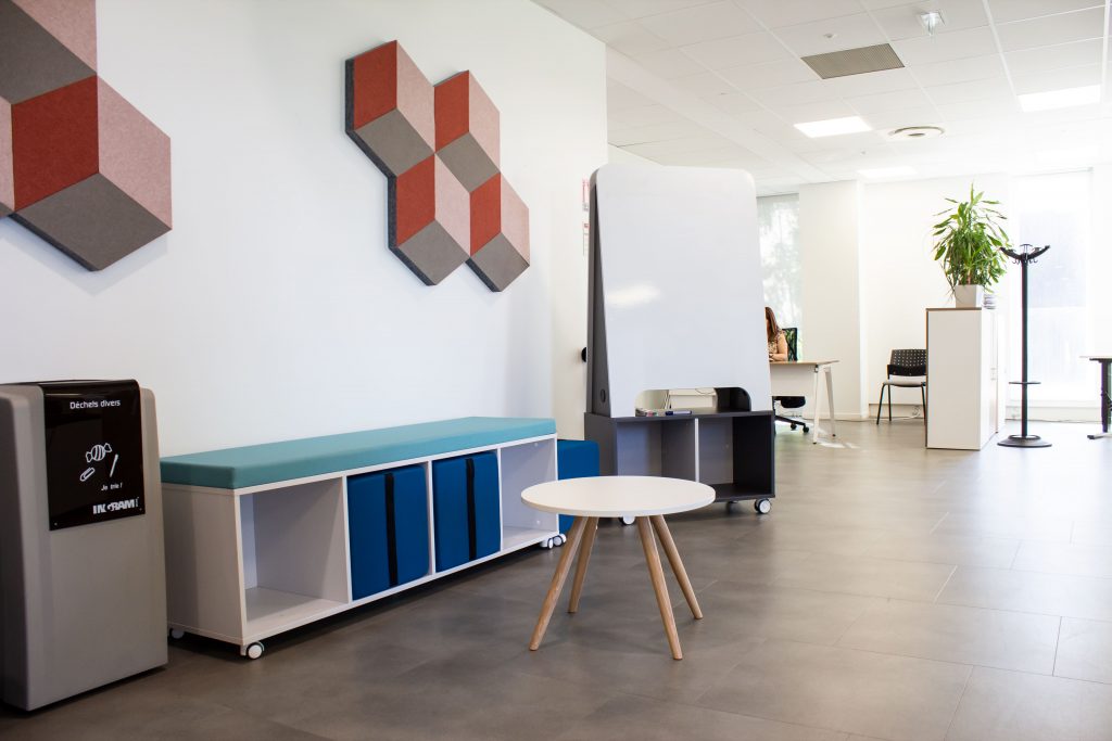 Aménagement espace de réflexion BOA Mobilier