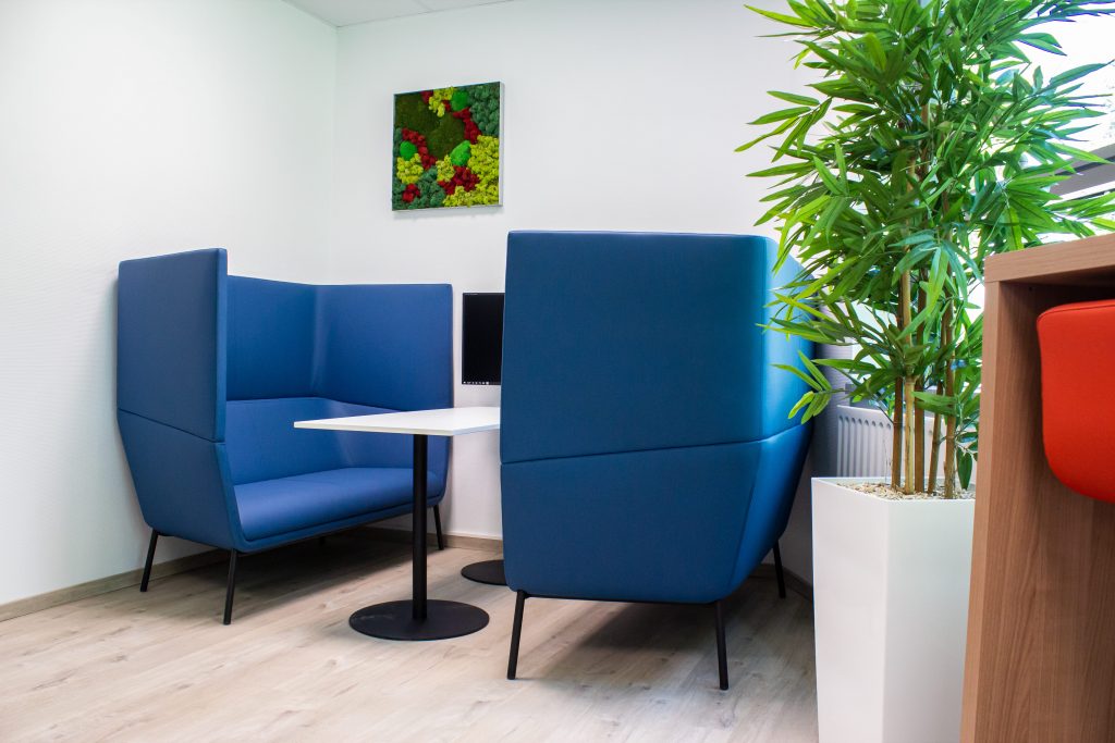Aménagement espace de travail université BOA mobilier