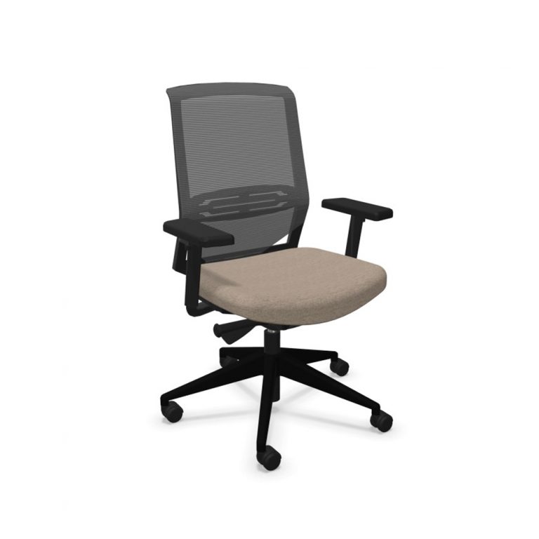 Siège de bureau Iris Craie BOA Mobilier