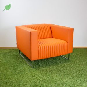 Fauteuil Mona orange