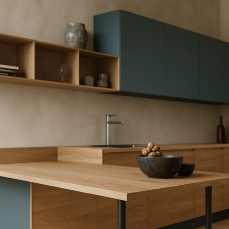 Cuisine en angle pour T2